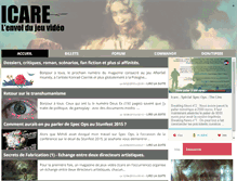 Tablet Screenshot of icaremag.fr
